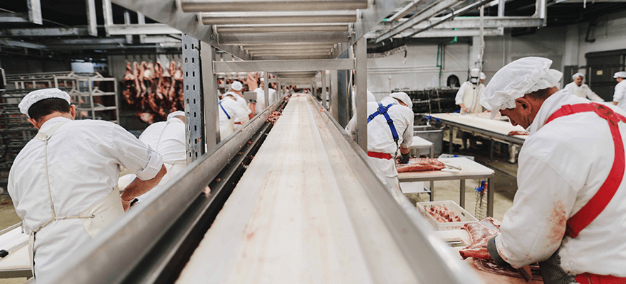Meat production line