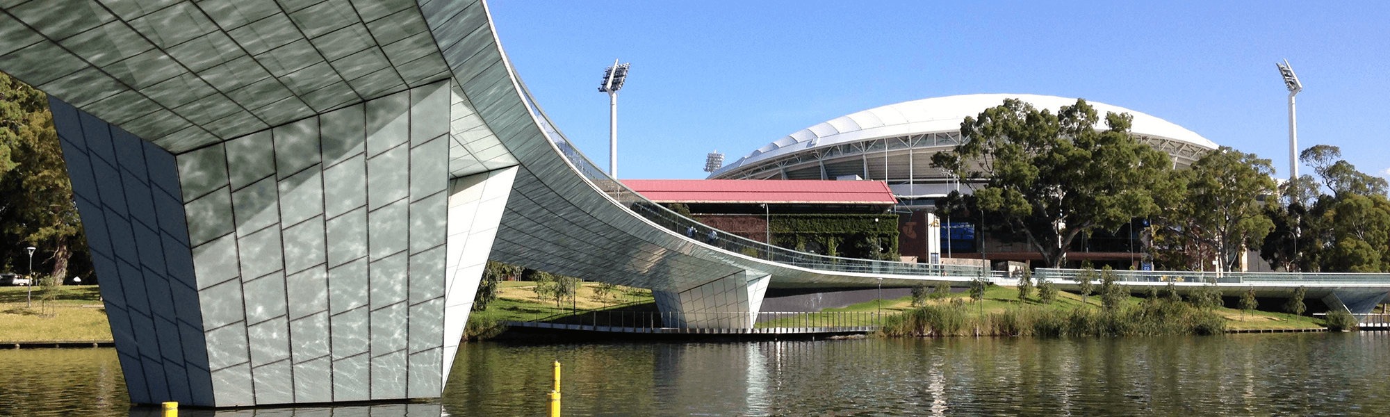 Adelaide river and sporting arena